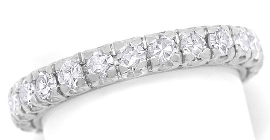 Foto 2 - Vollmemory Ring mit 1,4 Carat River Diamanten in Platin, R6710