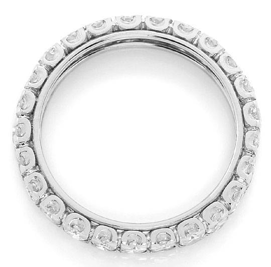 Foto 3 - Vollmemory Ring mit 1,4 Carat River Diamanten in Platin, R6710
