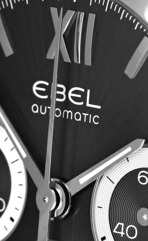Foto 3 - Automatik Ebel Classic Wave Chronograph Stahl Herrenuhr, U1659